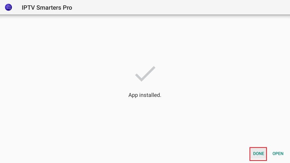 descargue  iptv smarters pro done